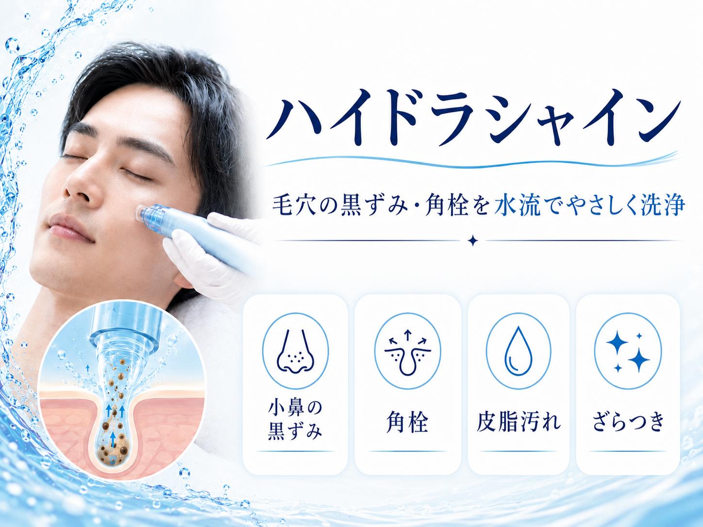 毛穴洗浄｜TODAY-滋賀県草津市の完全予約制メンズ脱毛サロン